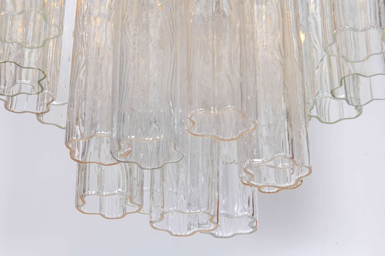 Murano Tronchi Chandelier In Good Condition For Sale In New York, NY