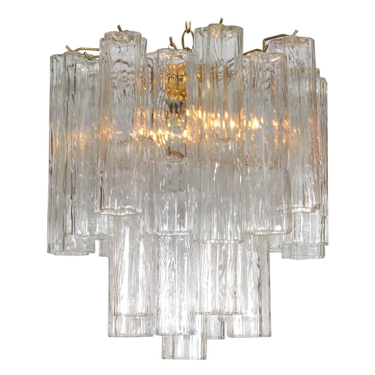 Murano Tronchi Chandelier For Sale