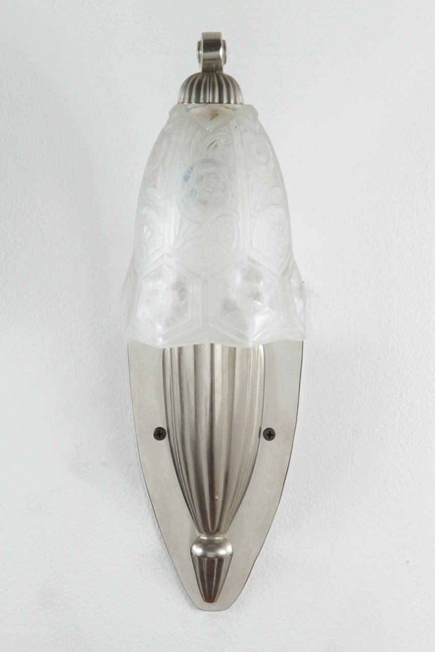 Glass French Sconce
