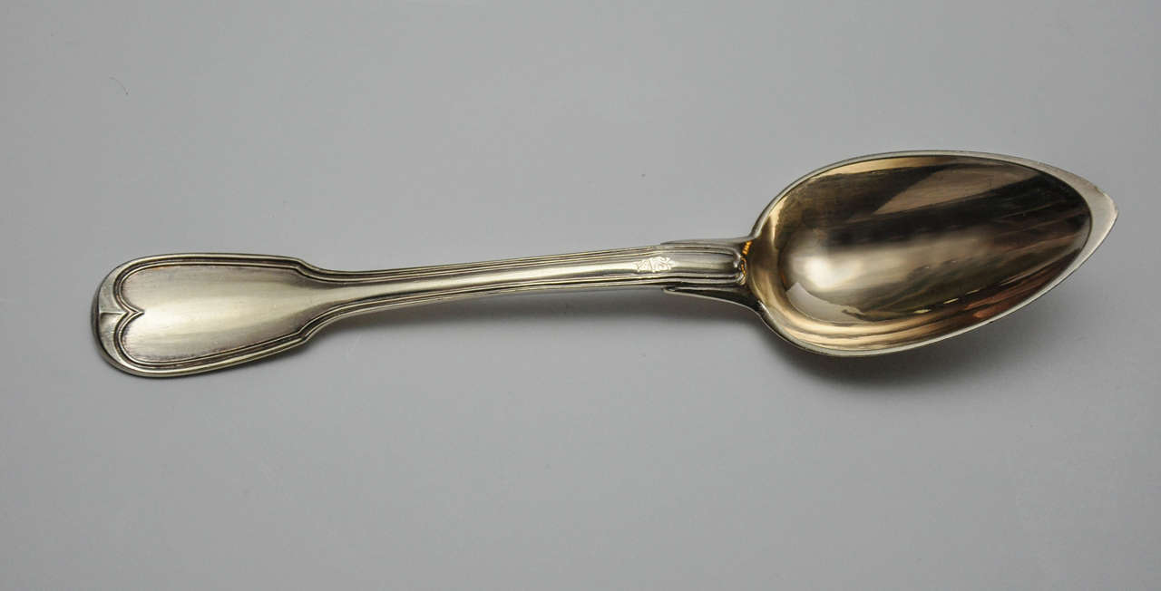 Empire Part Service in Silver Gilt from Borghese Palace, circa 1804 1