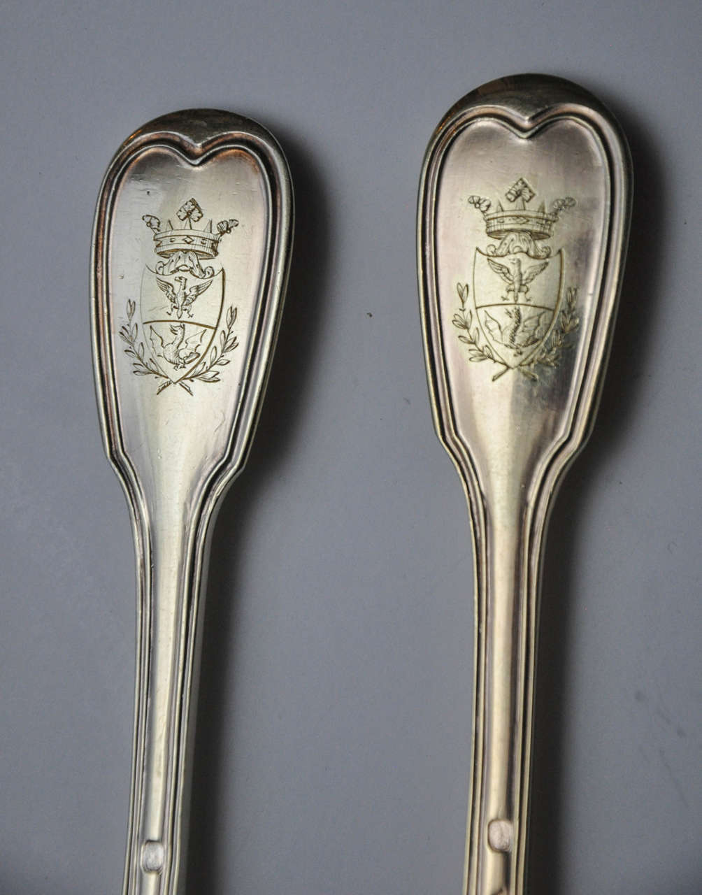 Empire Part Service in Silver Gilt from Borghese Palace, circa 1804 3