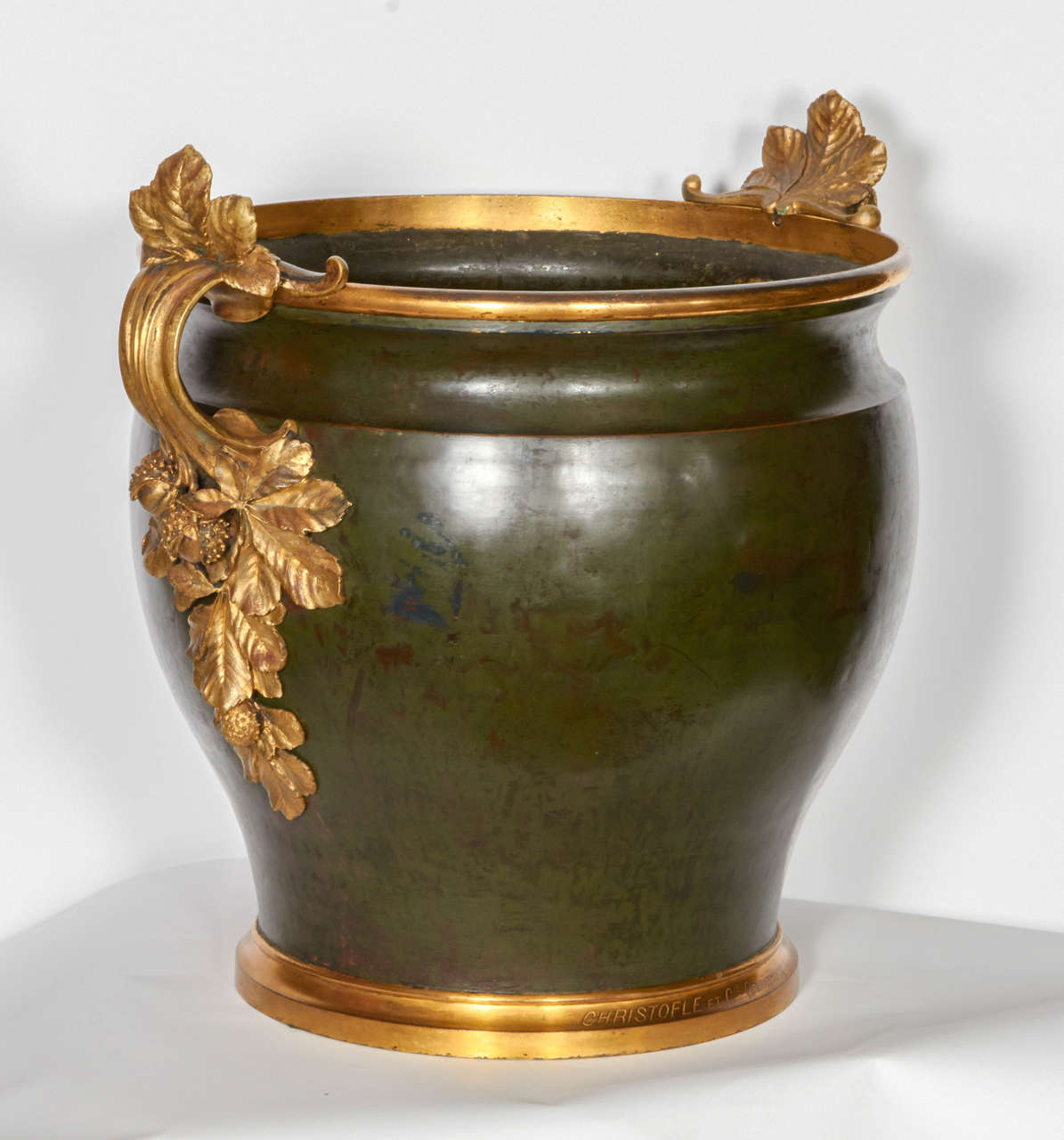 Christofle Bronze Planter