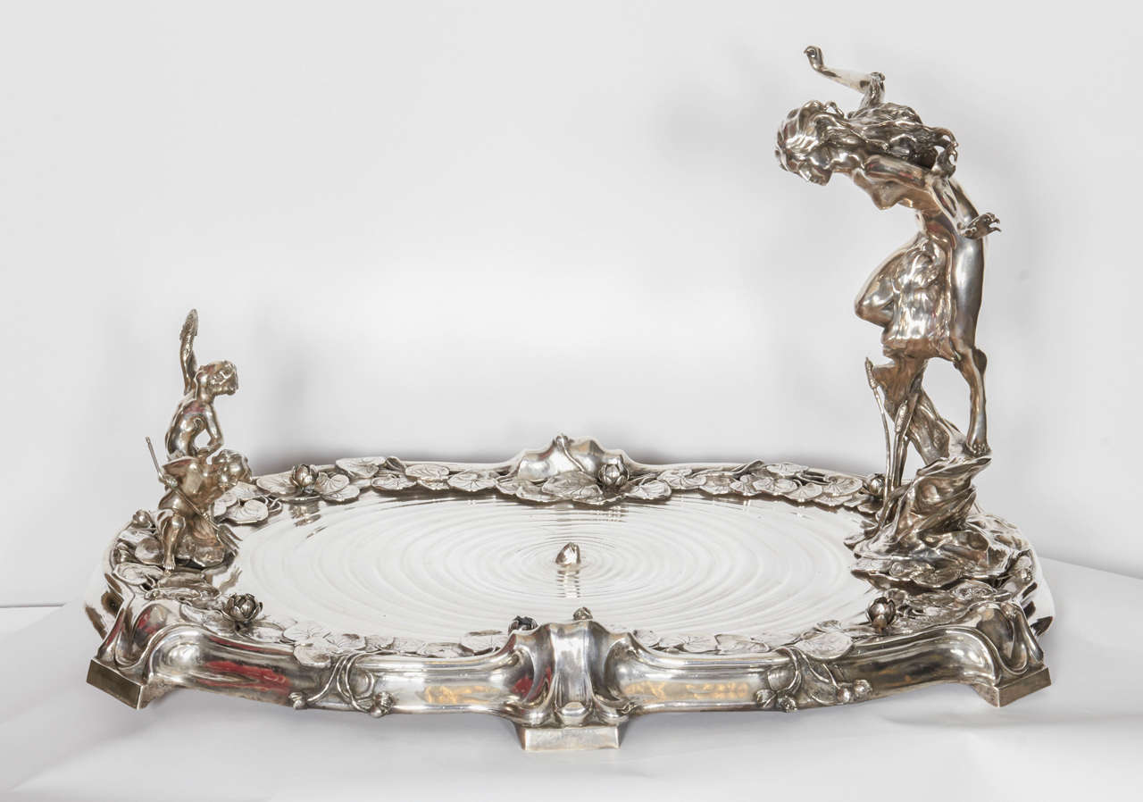 Art Nouveau Sterling Silver Centerpiece