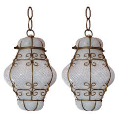 Pair of Murano Pendants