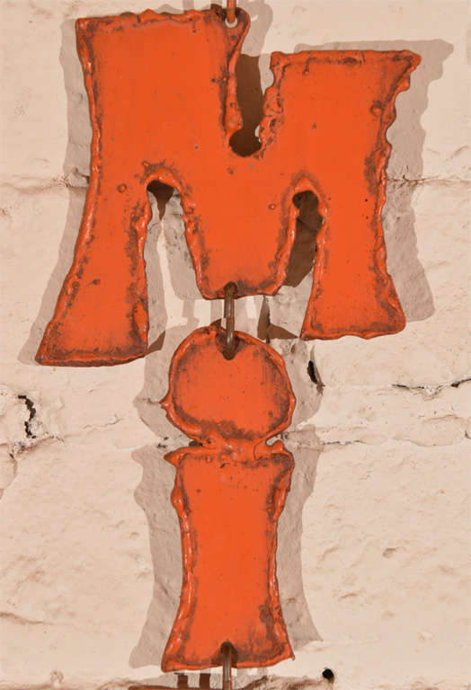 American Jack Hanson Brutalist 1960's Wall Hanging