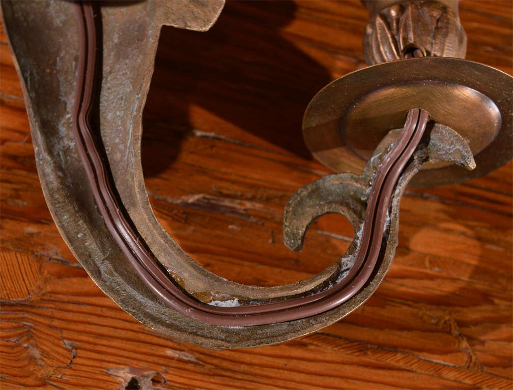 Pair, French Mermaid Sconces 1