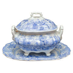 Early 19th Century Staffordshire Soup Tureen