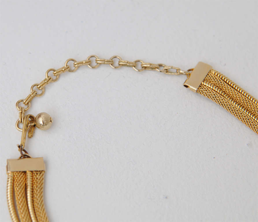 Elsa Schiaparelli Gold Tone Necklace SATURDAY SALE 1