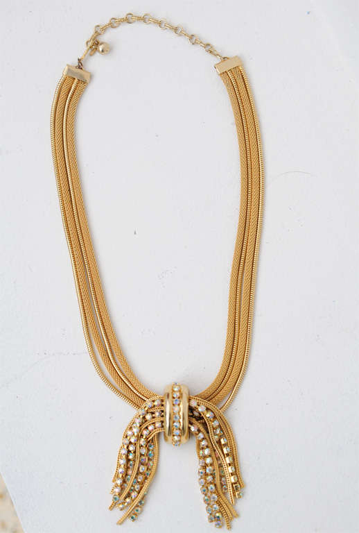 Elsa Schiaparelli Gold Tone Necklace SATURDAY SALE 2