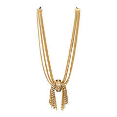 Elsa Schiaparelli Gold Tone Necklace SATURDAY SALE