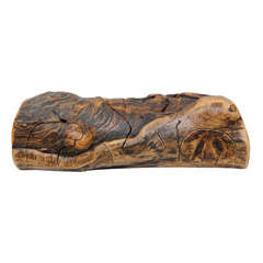 American Artisan Burl Wood Log "Puzzle Box"