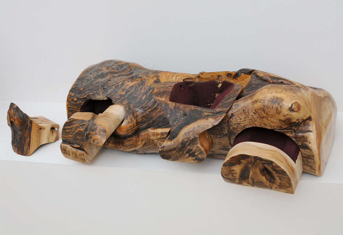 Burl Wood Puzzle Box For Sale at 1stdibs