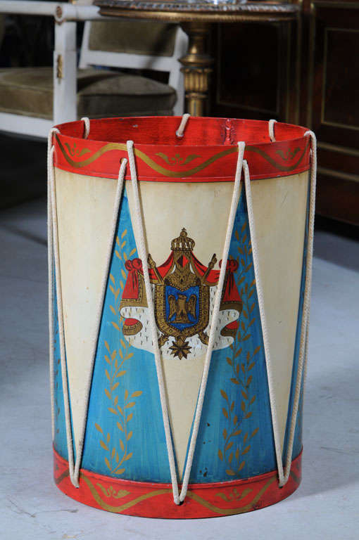 Vintage Tole Drum