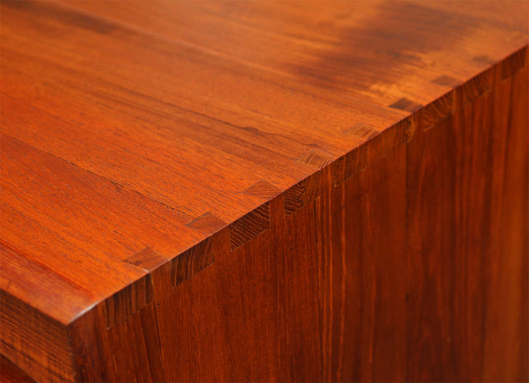 Danish Johannes Aasbjerg Andersen Teak Low Dresser