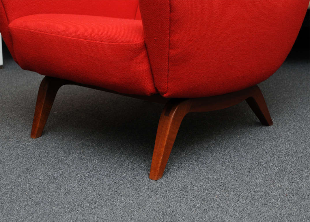 Shapely Illum Wikkelso Lounge Chair/Ottoman for Soren Willadsen 1