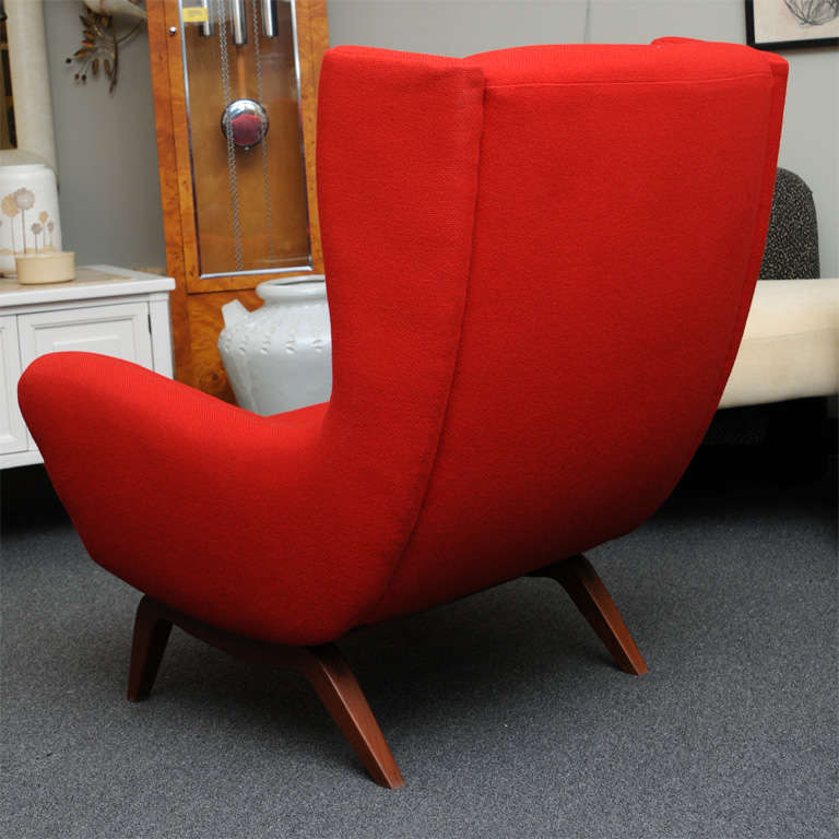 Shapely Illum Wikkelso Lounge Chair/Ottoman for Soren Willadsen 3
