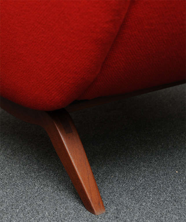 Shapely Illum Wikkelso Lounge Chair/Ottoman for Soren Willadsen 4