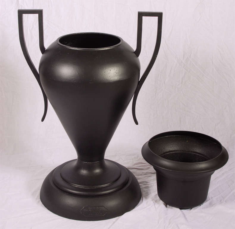 20th Century Monumental Pair of Krammer Brothers Grecian Urns For Sale