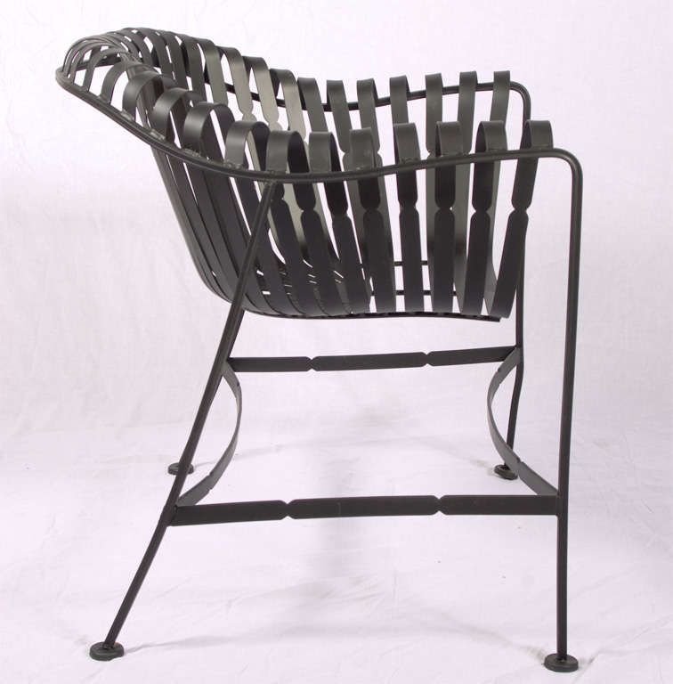 Pair of Woodard Strap Chairs