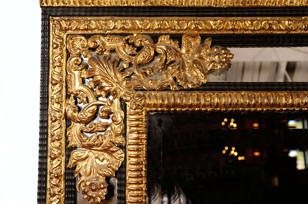 19th century Flemish cushion mirror
