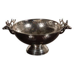 Small Silver Stag Bowl