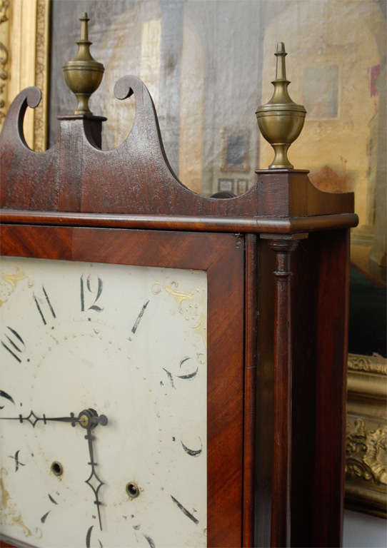 Eli Terry & Sons Pillar and Scroll Clock In Excellent Condition For Sale In Alexandria, VA