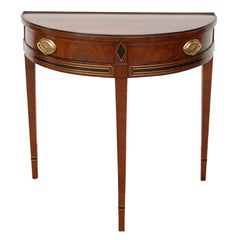Petite Neo-Classic Demi-Lune Console