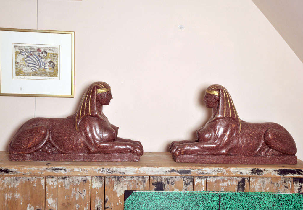 Pair of Sphinx