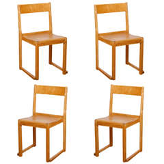 4 Stacking Chairs by Sven Markelius