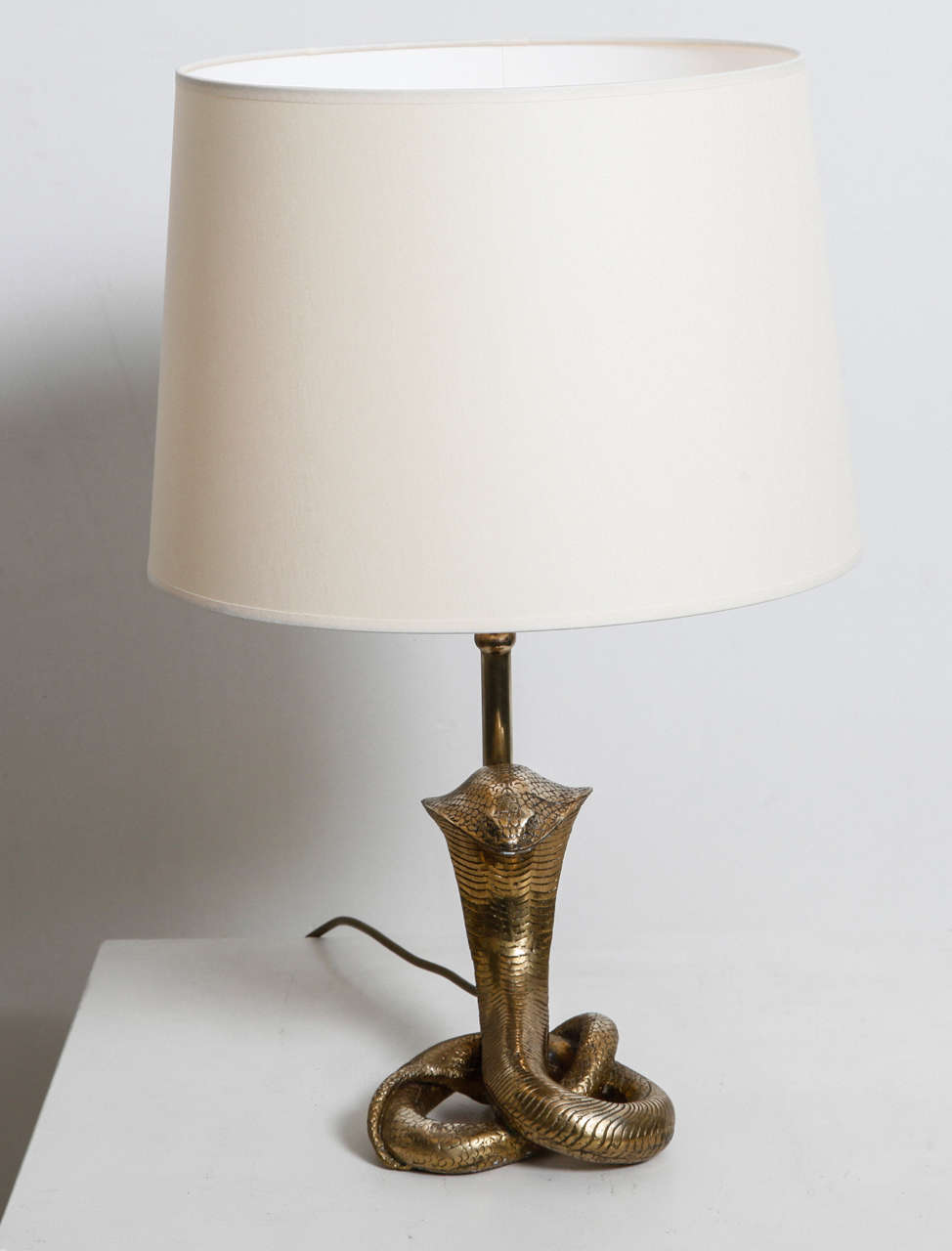 Brass Cobra Table Lamp