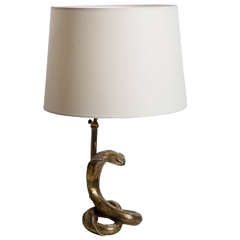 Brass Cobra Table Lamp