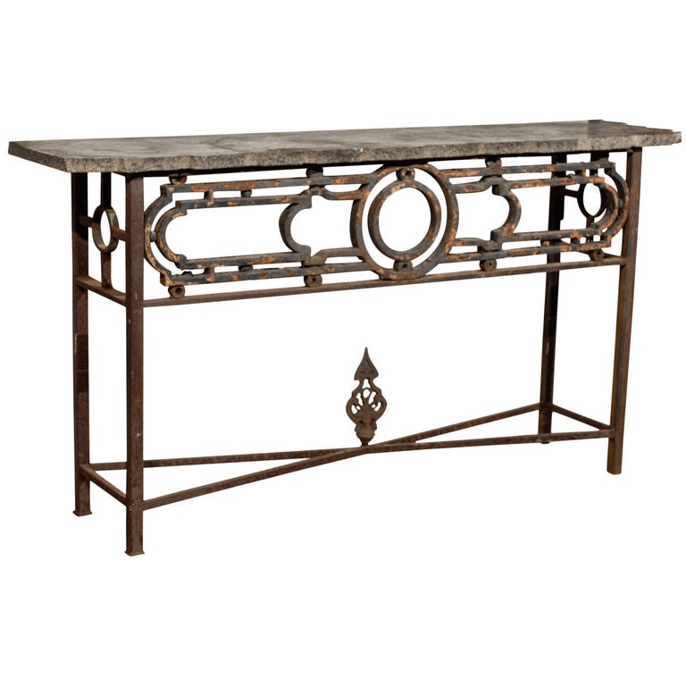 Iron Console Table at 1stDibs