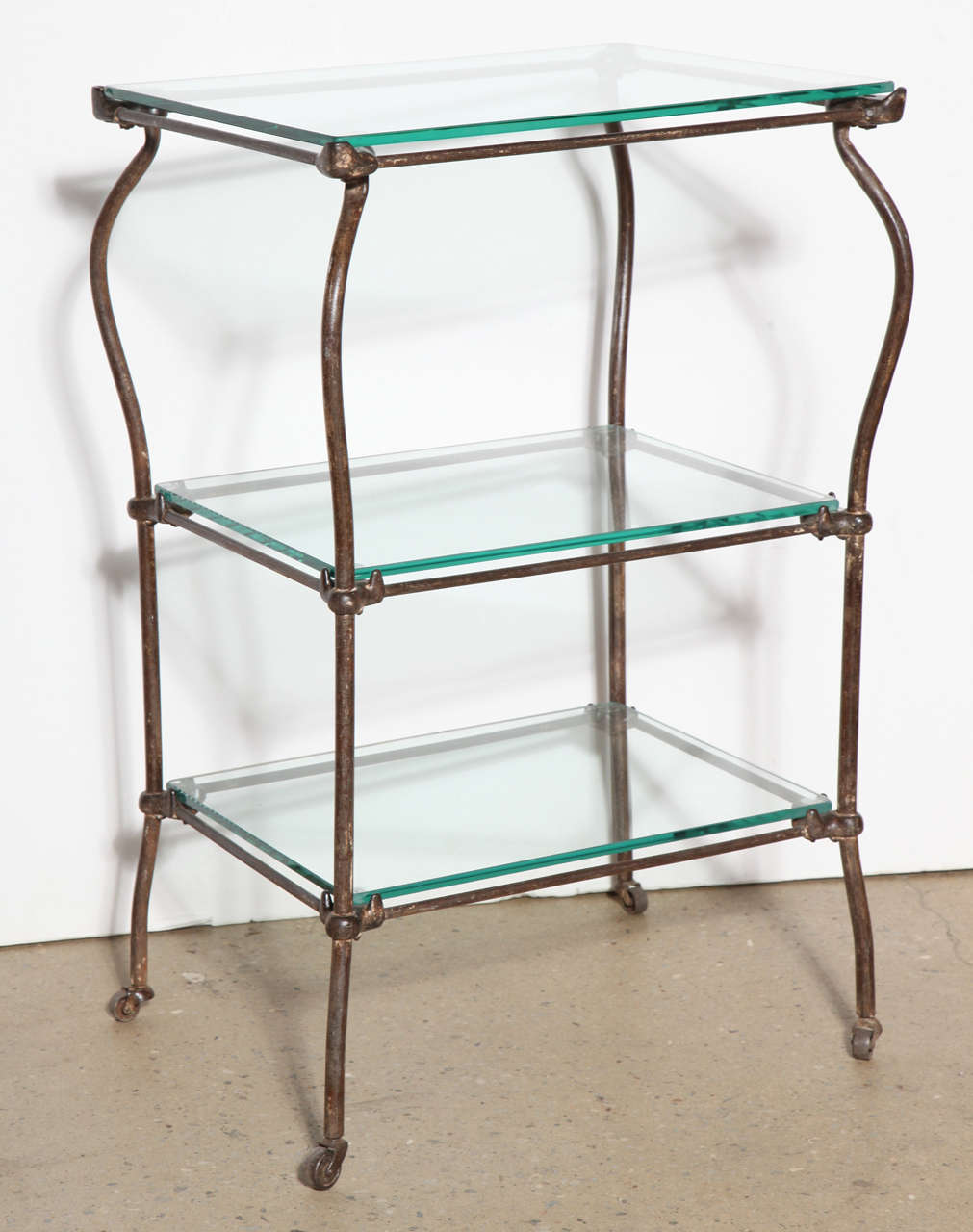 circa 1880 3 tier rolling Etagere