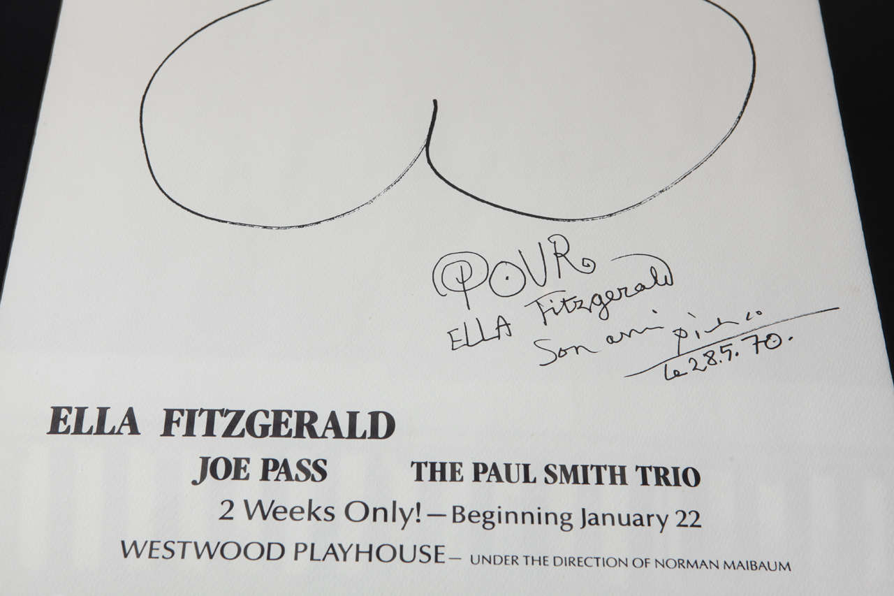 American Ella Fitzgerald Lithograph after Pablo Picasso