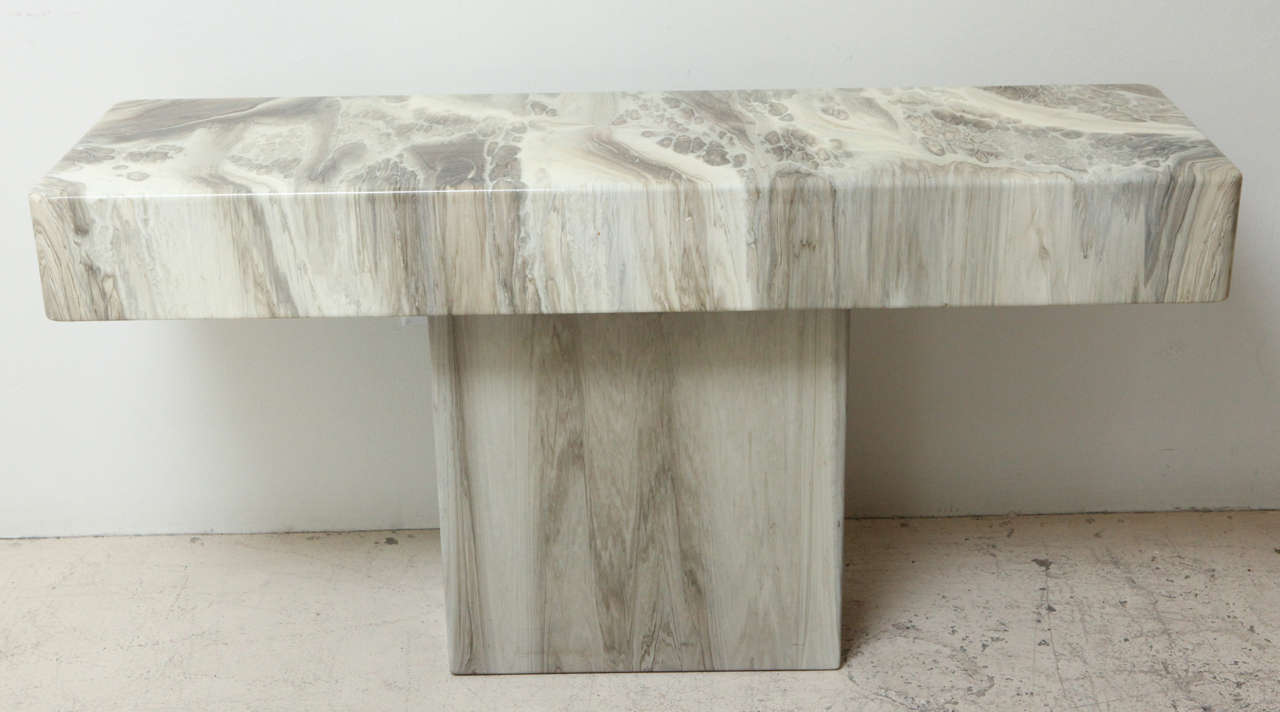 marble resin table