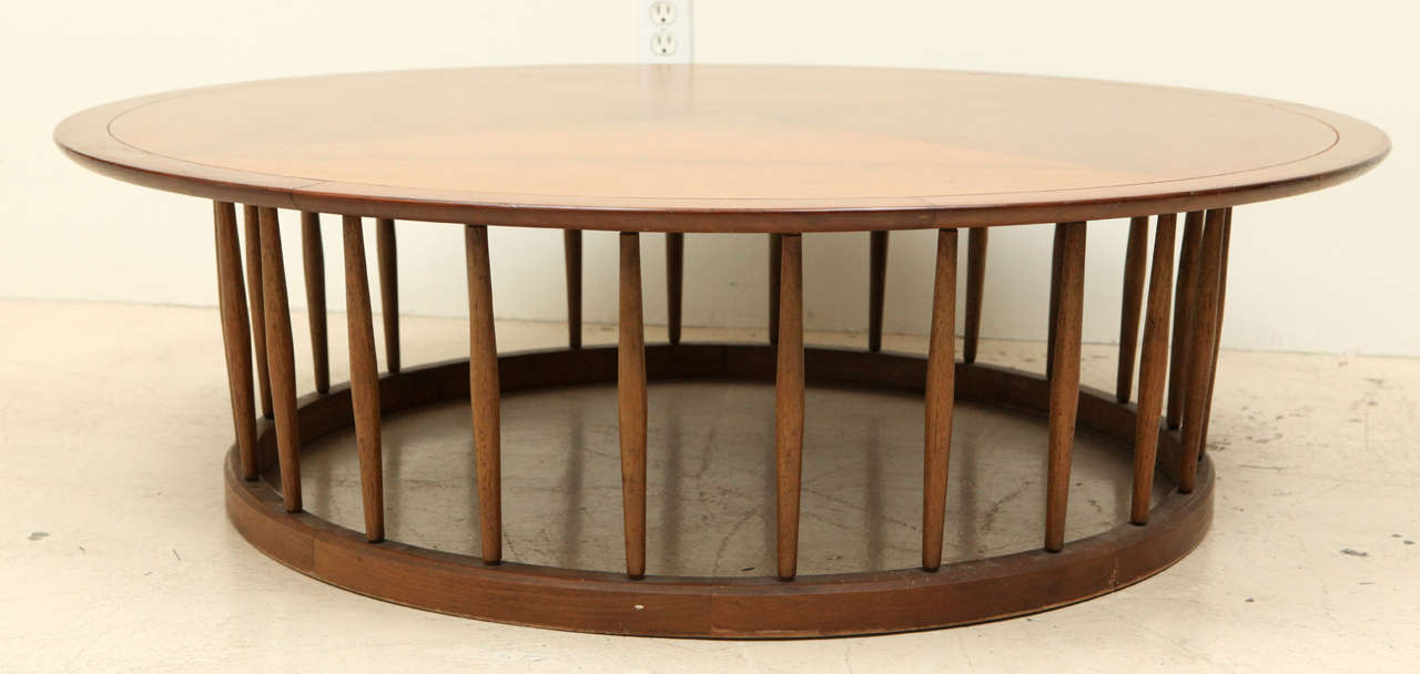 drexel round coffee table