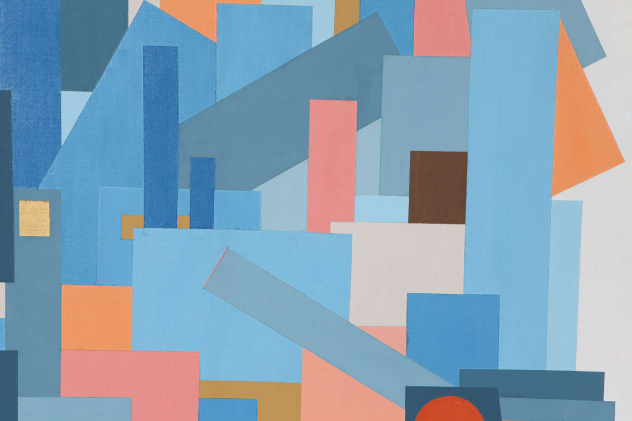 Mid-20th Century Abstract Painting by Carlos Merida