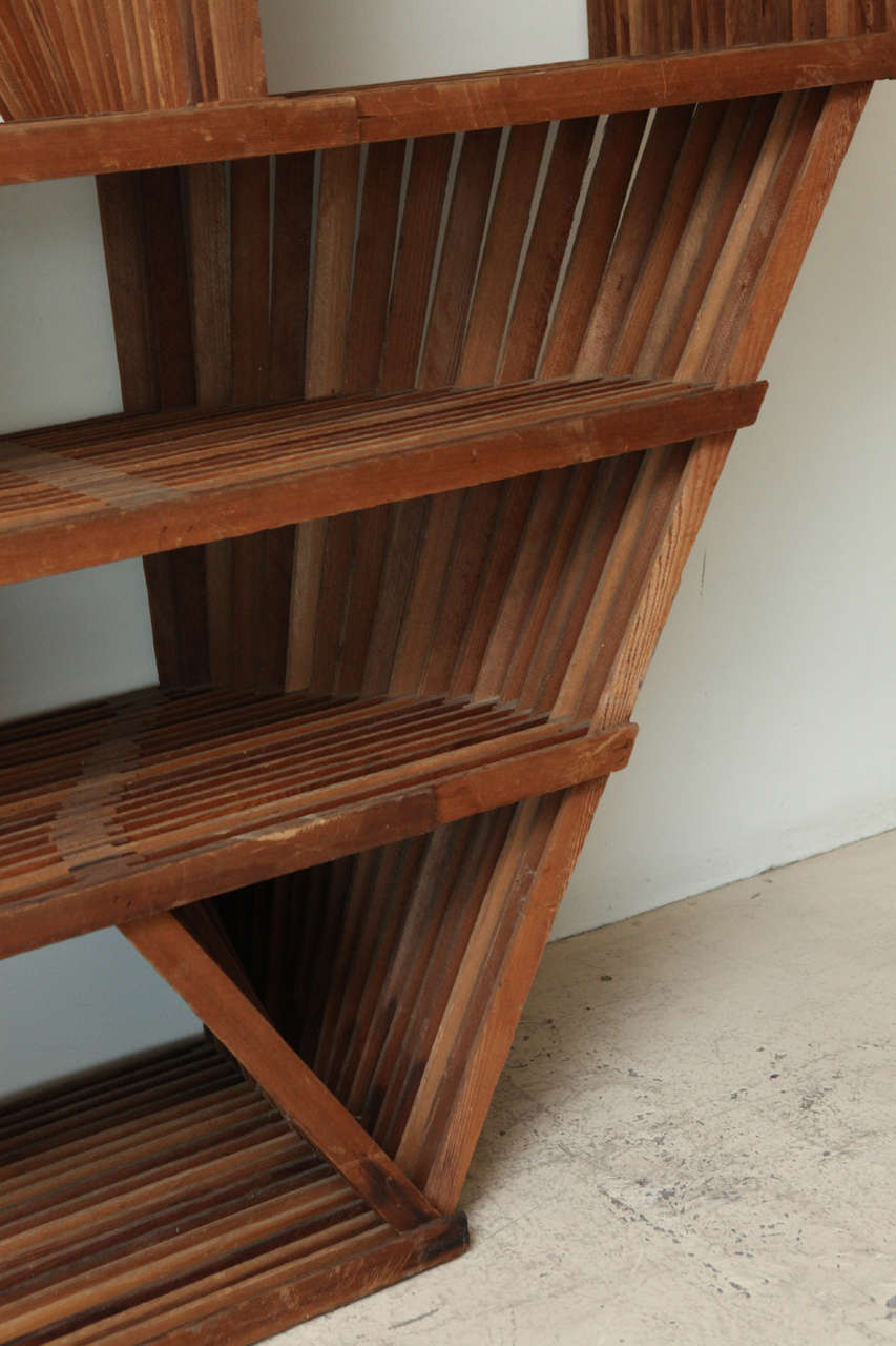Mid-20th Century Large Custom Shelving Unit from a Cliff May House