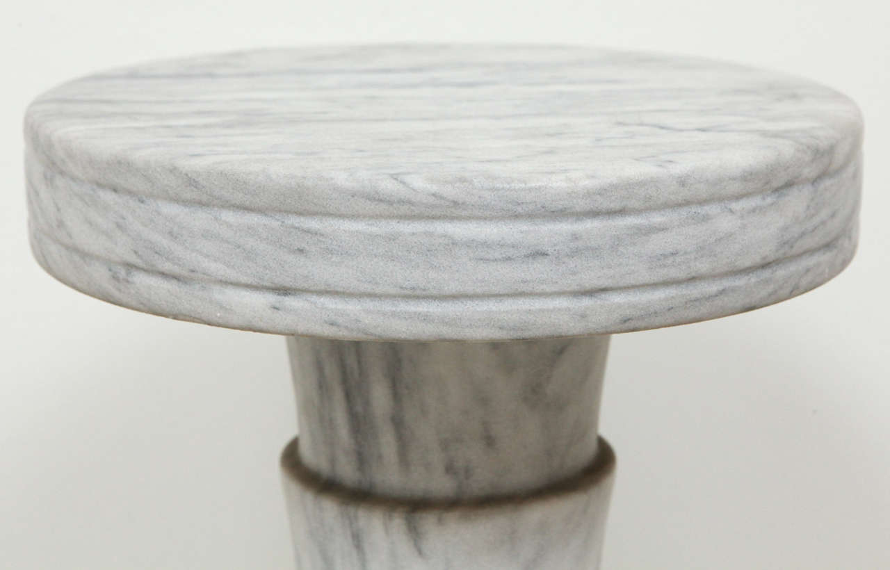 antique marble pedestal table