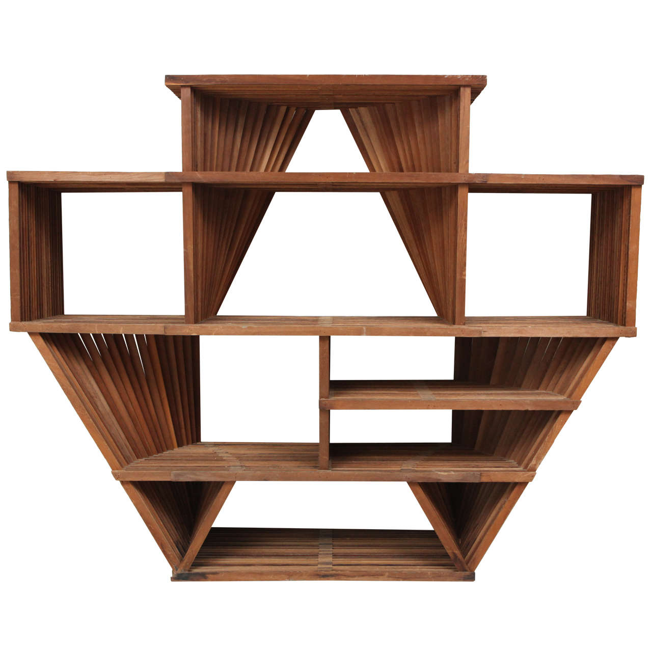 Large Custom Shelving Unit from a Cliff May House at 1stDibs