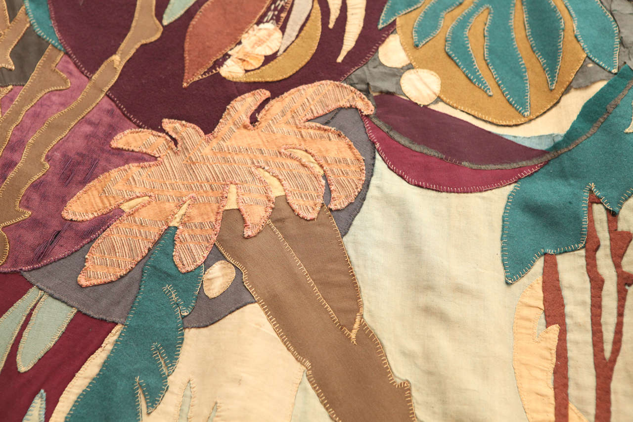 Mid-20th Century European Applique Tapestry