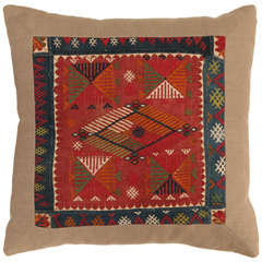 Vintage Embroidery Indian Banjara Bag Face Pillow
