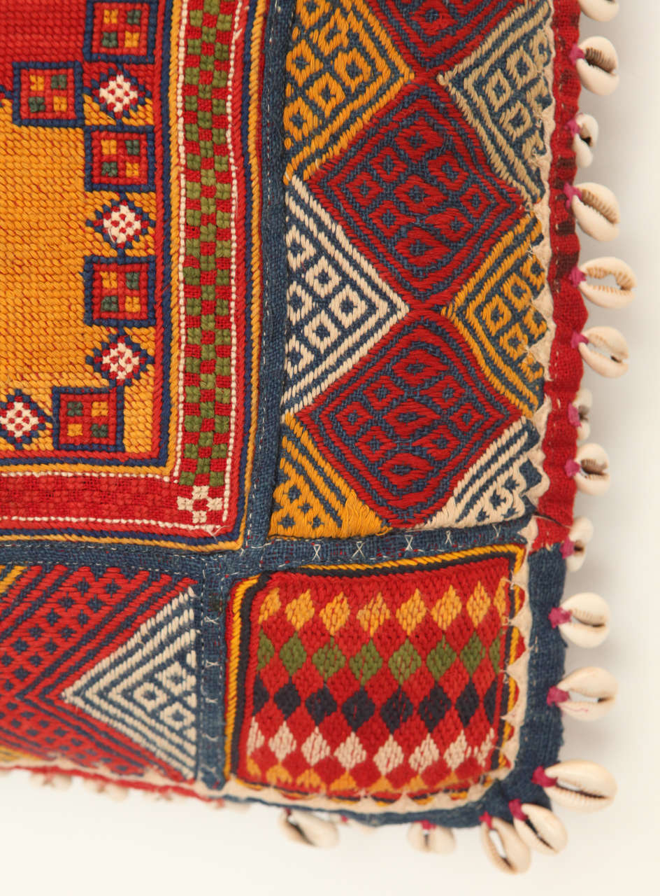 Mid-20th Century Needle Point & Embroidery Indian Banjara Pillow