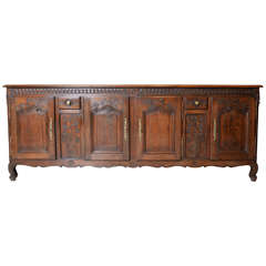 19th Century Oak Enfilade from Normandy
