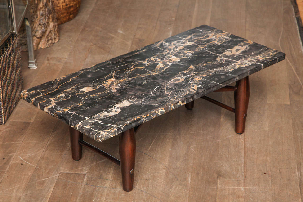 Low Marble Coffee Table at 1stDibs
