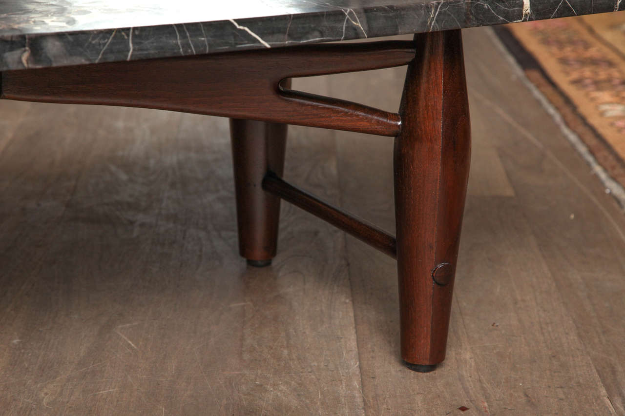 Low Marble Coffee Table at 1stDibs
