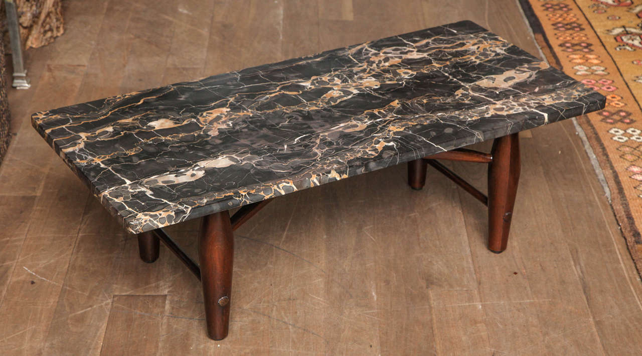 Low Marble Coffee Table at 1stDibs