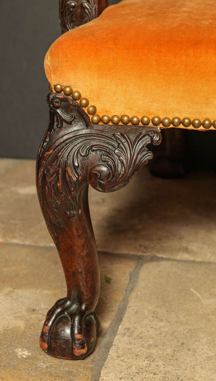 English Pair of George III Gainsborough Chairs