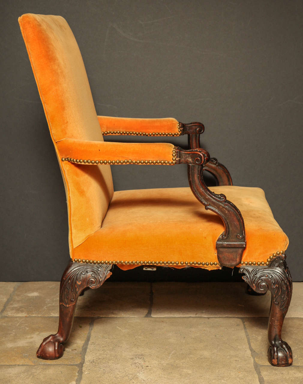 18th Century Pair of George III Gainsborough Chairs