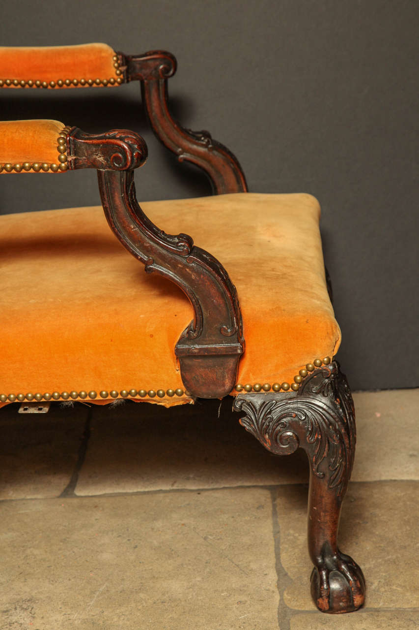 Mahogany Pair of George III Gainsborough Chairs